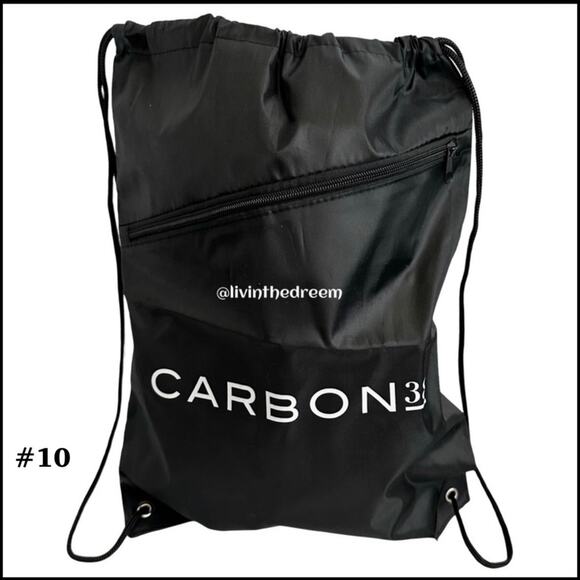NWOT CARBON 38 Drawstring Gym Bag Backpack $39 - Picture 1 of 10